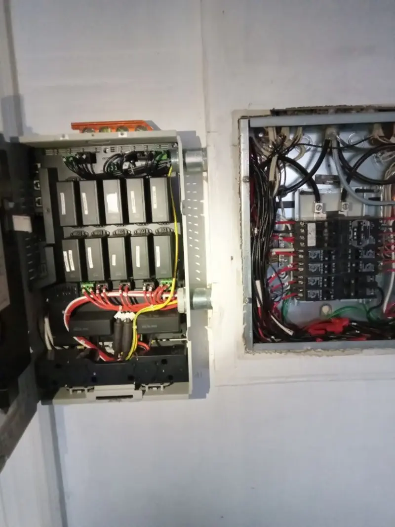 Electrical panel upgrade completed for Indoor Lighting Installation in Fayette